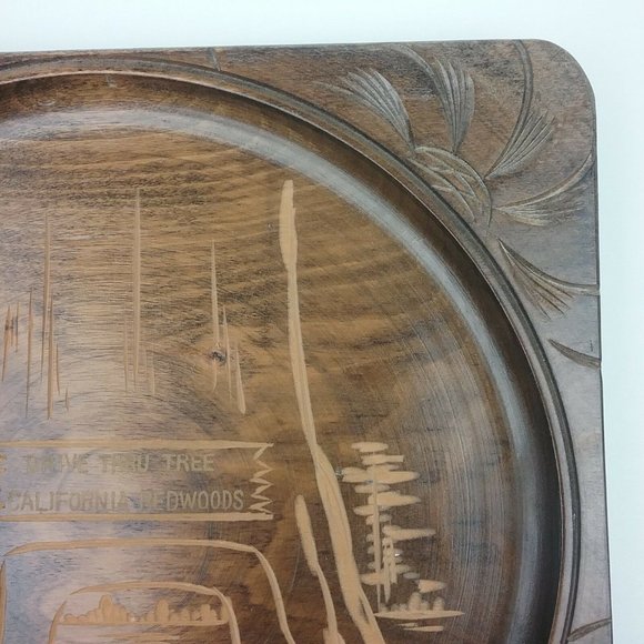 Efcco California Redwoods Drive Thru Tree Wood Plaque - Picture 9 of 12